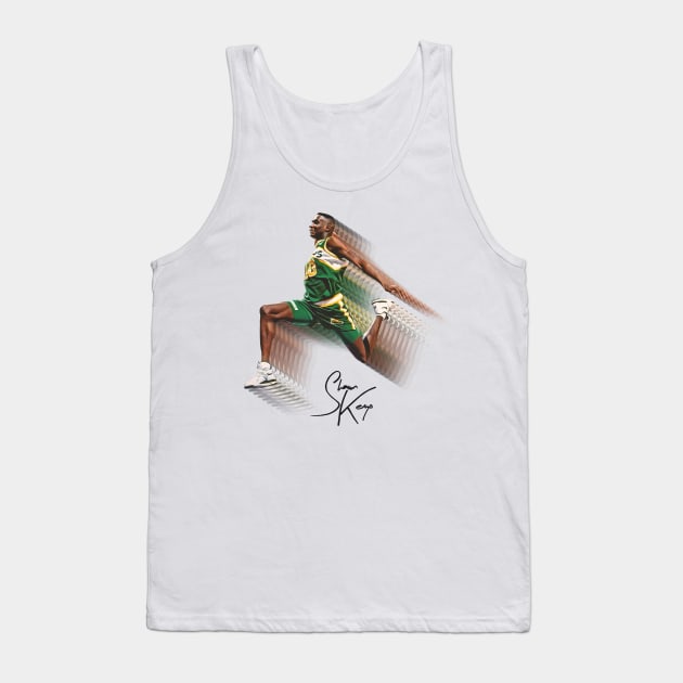 Shawn Kemp Slam Dunk Tank Top by darklordpug